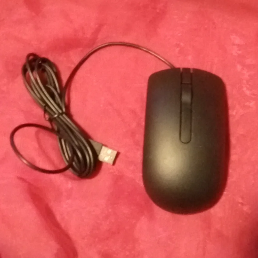 USB Dell Wired Mouse